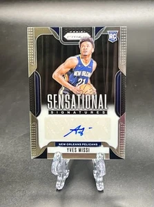 Baloncesto Panini Prizm 2024-25 Yves Missi RC Sensational Signatures Pelicans - Imagen 1 de 2
