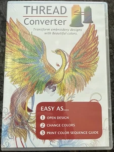 Floriani Thread Converter Embroidery Machine Design CD Transform Designs - Picture 1 of 2