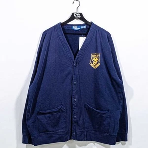 Polo Ralph Lauren Naval Air Base Cardigan Pullover XXL Y2K Preppy Streetwear - Bild 1 von 9