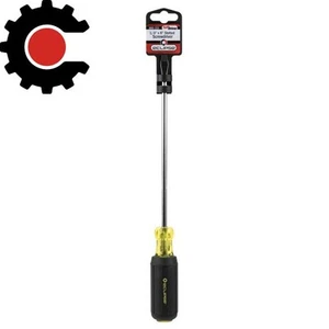 Eclipse Tools Pro'sKit Flat Blade Rubber Grip Screwdriver 1/4 x 8" - Picture 1 of 4