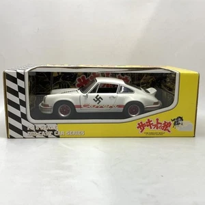 Kyosho 1/18 Porsche 911 Carrera RS '73 bianco x rosso circuito lupo - Foto 1 di 8