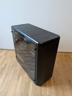 Phanteks Eclipse P400S ATX PC-Gehäuse, Glasfenster, schallgedämmt, schwarz  - Bild 1 von 4