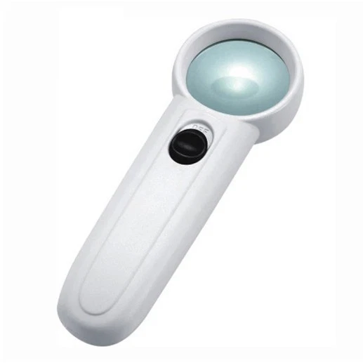 Handheld Magnifying Glass Lens Magnification Fine Work LED Light 15X Magnifier - Image 1 of 2