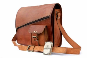 Women's Leather Briefcase Business Laptop Bag Attache Messenger Portfolio Bag - Picture 1 of 6