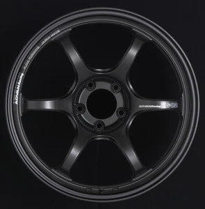 Advan YAT6E42ASB for RG-D2 16x7.0 +42 4-100 Semi Gloss Black Wheel - Picture 1 of 2
