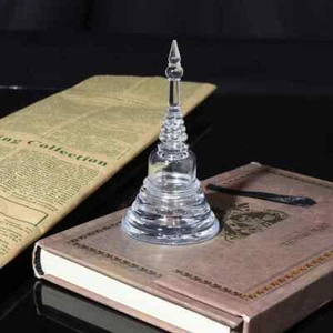 Torre Estupa Cristal Budista Tíbet Sarira Transparente Mikky Acrílico Buda Regalo - Imagen 1 de 5