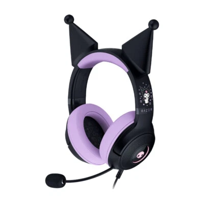 Razer x Sanrio Kuromi Kraken V2 Wired Headset Headphone Limited Edition Gift - Image 1 of 4