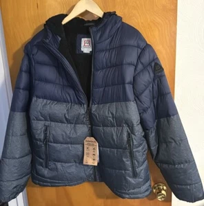 Avalanche Puffer Jacket Mens XL Fleece Lined Zip Pockets - Picture 1 of 6
