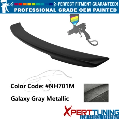 Fits 06-07 Honda Accord OE Style Rear Trunk Spoiler ABS Galaxy Gray Metallic Foto 1 de 3