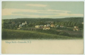 VILLAGE NORTH GREENVILLE NY VINTAGE POSTCARD 110120 P - Picture 1 of 2