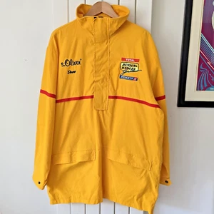 Vintage 90s Benson & Hedges S.Oliver F1 Pullover Jacket with hood Yellow - 2098 - Picture 1 of 12