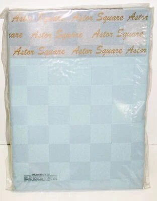 Espana Collection Tablecloth ~ Astor Square Blue ~ 60" x 84" Rectangular **NEW** - Image 1 of 2