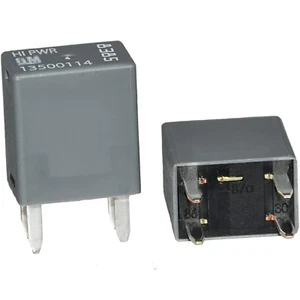 2 Pack High Power 4 Pin Fuse Box Relay # 13500114/8385 Compatible for GM Gray - Picture 1 of 12