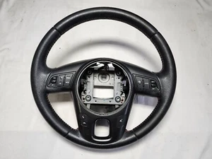 2006 - 2012 Kia Rio SX Leather Steering Wheel w/ Red Stitching & Controls - Picture 1 of 11