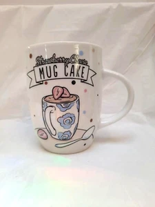 Coffee Mug Mug Cake Strawberry Cheesecake With Recipe - Picture 1 of 5