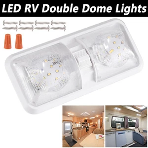 Luz domo de techo LED de 12 V para autocaravana iluminación interior para remolque cámper piezas EE. UU. - Imagen 1 de 12