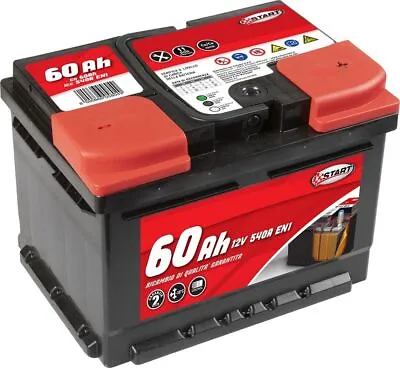 Batteria Auto Start 60AH 12V 540A Polo Positivo Destro Cassetta L2 START • 73.47€