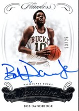 2017-18 Panini Flawless Excellence Signatures #28 Bob Dandridge Auto /25 - NM-MT