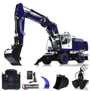 Excavadora de control remoto hidráulico de metal 1/14 R946 modelo de excavadoras de radio control - Imagen 1 de 24