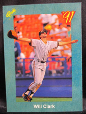1991 Classic Will Clark Baseball Card #T9