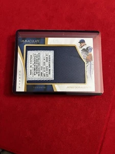 2017 Immaculate Collection Josh Donalson Cleats Patch 5/5 - Picture 1 of 3