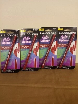 L.A. Colors Auto Lipliner Red C30889 Lot Of 4 New Twist Up - Image 1 of 4