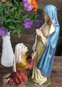 Estatua de María Nuestra Señora de Lourdes Gruta de Santa Bernardita Resina 10 pulgadas Interior Exterior - Imagen 1 de 5