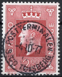 Noruega 1651 1970, NK 643, SON Postterminalen Tønsberg 4.10.77 (VF) - Imagen 1 de 1