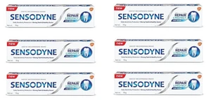 6er Pack Sensodyne Repair & Protect Zahnpasta für die tägliche Reparatur, - Bild 1 von 6