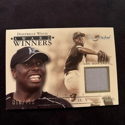 2004 Fleer刻字-获奖者Dontrelle Willis比赛穿球衣#/175  — 第 1/4 张图片