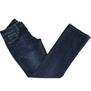 Pantalones de mezclilla American Rag Curvy Boot para mujer 5-S lavado oscuro tiro bajo Y2K informales - Imagen 1 de 9
