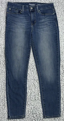 Levis Signature Jeans Womens Blue Denim Modern Skinny Crop 30x26 (10 S) - Image 1 of 4