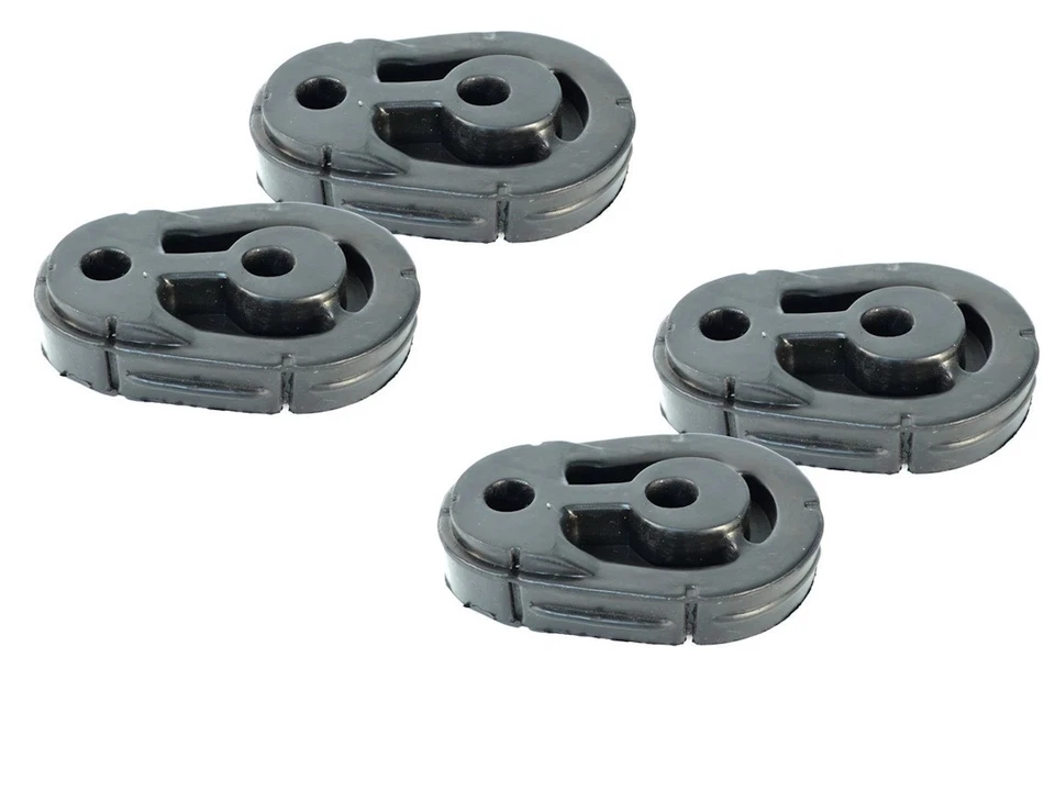 Juego de 4 aisladores de tubo de escape para Jeep Wrangler JK 2007-2018 goma negra Foto 1 de 1