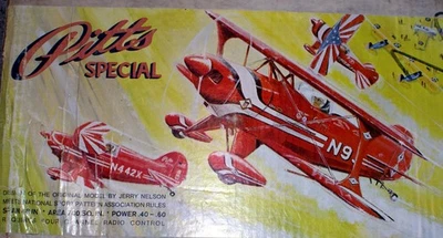 Midwest Pitts Special RC Kit Vintage NOS w/ Webra .61 Blackhead Engine & Muffler - Image 1 of 4