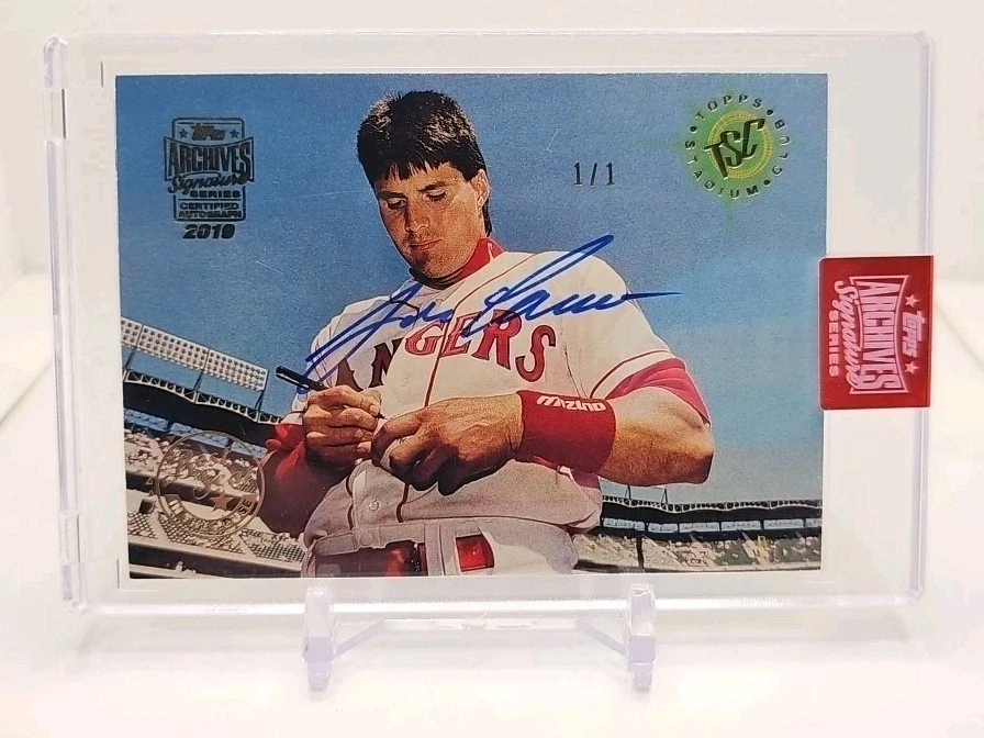 Jose Canseco 2019 Topps Archives Auto 1/1 1994 Stadium Club - Image 1 of 1