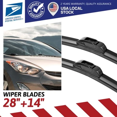 Limpiaparabrisas delantero para Hyundai Elantra GT 2013-2020 28" 14" toda temporada Foto 1 de 4