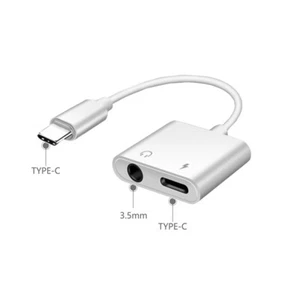 B53 USB 3.1 Type C Connecteur À Douille + Jack Aux 3,5mm Adaptateur Audio - Photo 1 sur 8