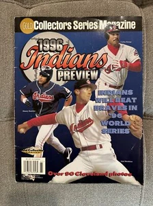 1996 Chief Wahoo Cleveland Indians/Guardians Preview Gold Collectors Series Mag - Picture 1 of 2