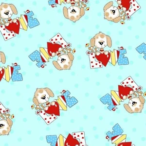 Tela de franela cómoda Puppy Love - Imagen 1 de 2