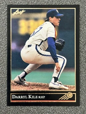 1992 Leaf - #198 Darryl Kile Black Gold - Image 1 of 2