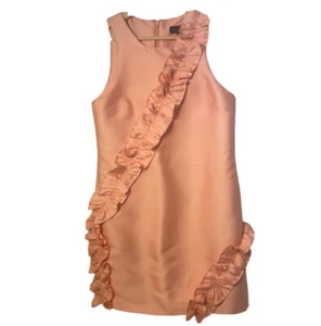 TOP SHOP Dress 6 Pink Mini Body Con Sleeveless Ruffled Party Classy Pencil - Picture 1 of 11