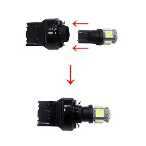 10x T10 194 921 Base Wedge T20 7440 transformer bulbs socket adaptor - Bild 1 von 8