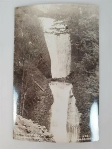 Bridal Veil Falls Columbia River Falls, RPPC Cross & Dimmitt - Imagen 1 de 2