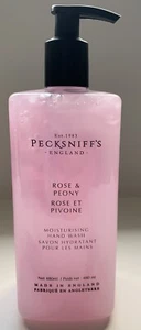 Pecksniff's Rose & Peony Moisturizing Hand wash. Pink and Sensual. 480 ml. NEW! - Picture 1 of 3