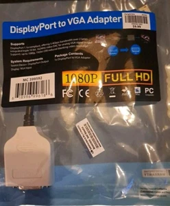 Display Port auf VGA Adapter 1080p - Bild 1 von 1