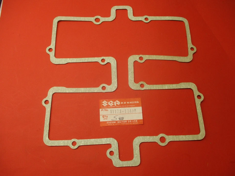 NOS NEW ORIGINAL OEM SUZUKI GS250T GS300L CYLINDER HEAD COVER GASKET 11173-11420 Foto 1 de 1