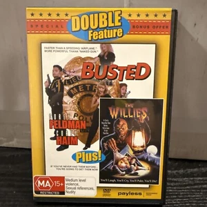 The Willies DVD + Busted MOVIE DOUBLE Stars Corey Feldman Corey Haim Sean Astin - Picture 1 of 4