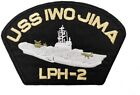 USS Iwo Jima LPH-2 Embroidered Iron or Sew-on Patch Morale Tactical