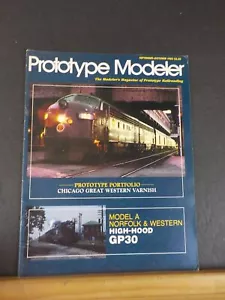 Prototipo Modelador 1983 Septiembre Octubre Nuevo&W Campana Alta GP30 CGW Barniz CP Schoo - Imagen 1 de 2