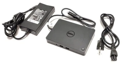 Dell Dock WD15 USB-C Type-C K17A 05FDDV with 130W Ac Adapter - Image 1 of 4